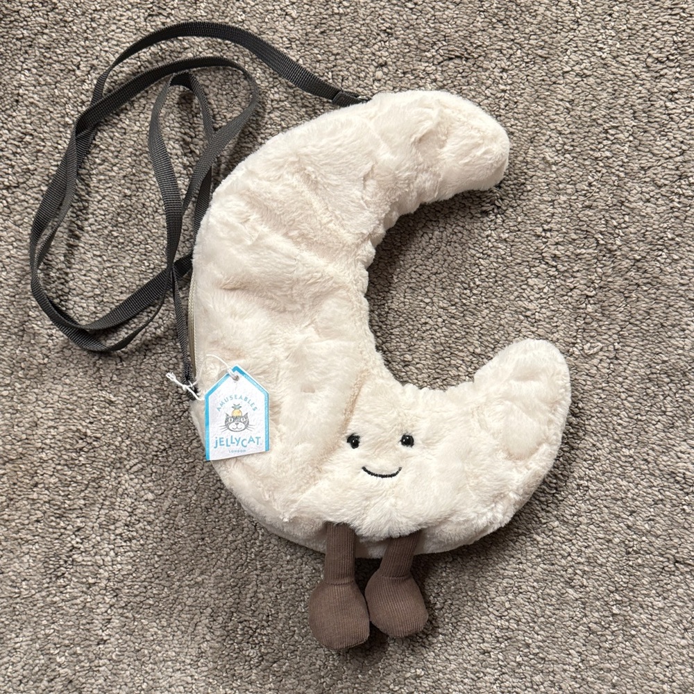 Jellycat Cream Moon Plush Kids Bag